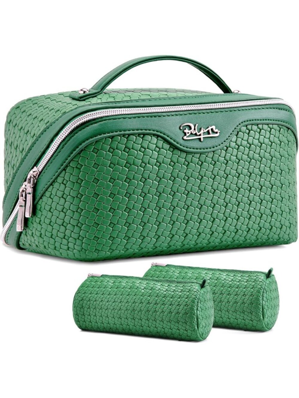 3-Piece Travel Makeup Bag Set for Women - Stylish Cosmetic Organizer & Storage